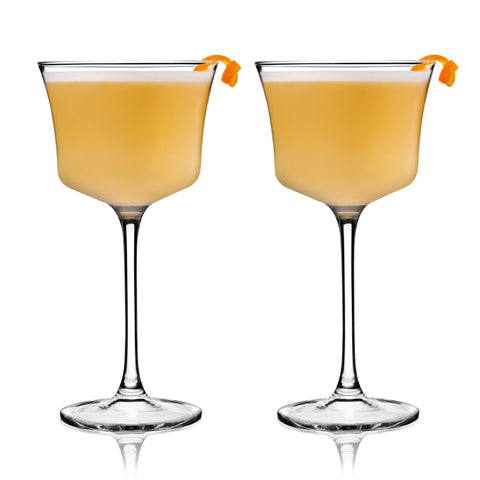 Raye Angled Crystal Sour Glasses Set of 2
