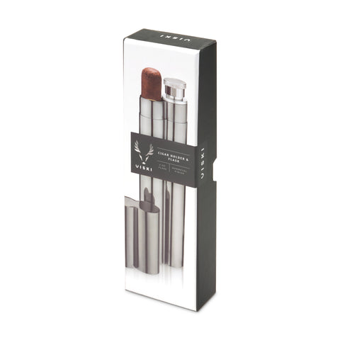 Warren Cigar Holder and Flask