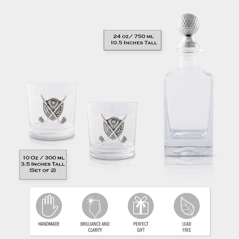 Golf Decanter Set
