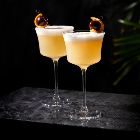 Raye Angled Crystal Sour Glasses Set of 2