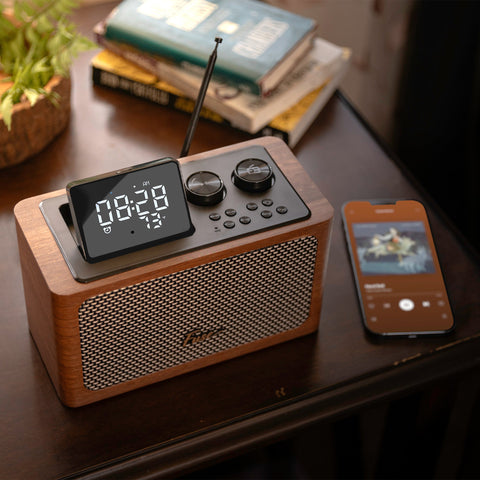 Zide Retro Radio with Alarm Clock